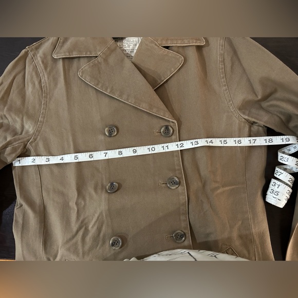 Khaki Color blazer coat. Used. Size S - Picture 12 of 13